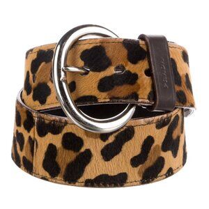 VINTAGE PRADA PONYHAIR WAIST BELT